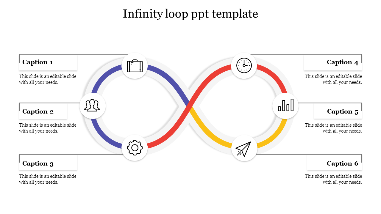 infinity loop ppt template